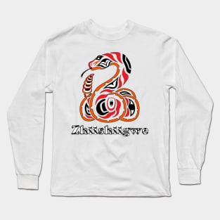 Rattle Snake (Zhiishiigwe) Long Sleeve T-Shirt